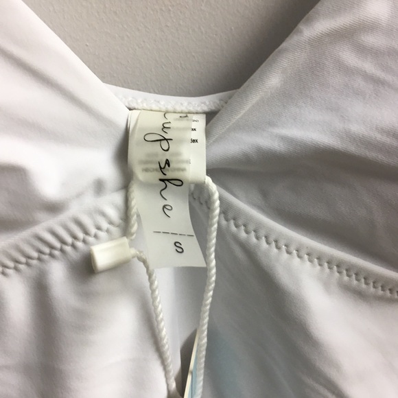 Cupshe White Cage Cutout 1 piece swimsuit - Picture 5 of 8